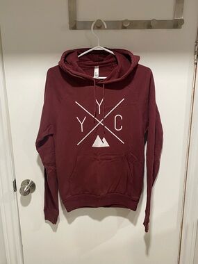 Maroon YYC American Apparel Hoodie